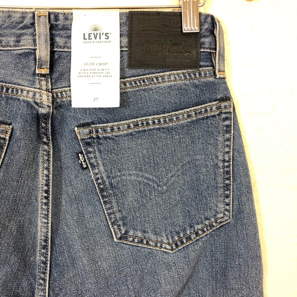 NWT Levi's Made & Crafted Slim Crop Jeans 27 - Picture 4 of 5